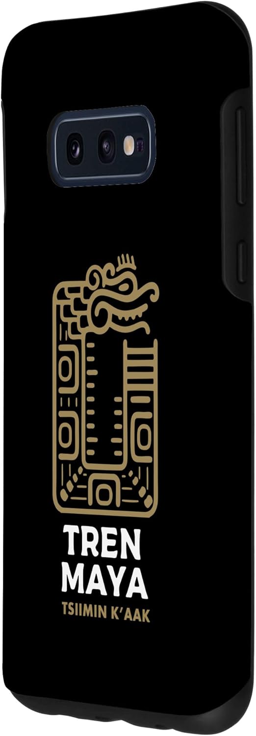 Funda de tren maya para Galaxy S10e Tren Maya