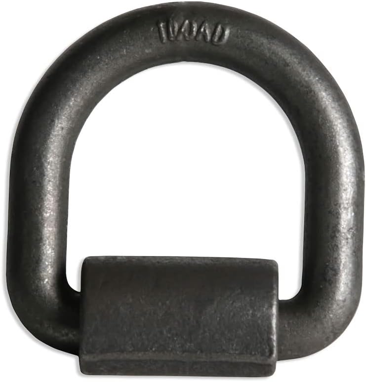 DC Cargo – Anclajes de amarre con anillo en D soldado  34 pulgadas (paquete de 4) acero forjado resistente con ABS de 27,000 libras  Anillos en D