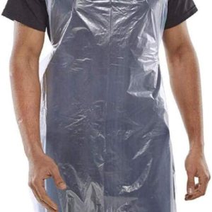 100 delantales desechables de plástico transparente impermeable de polietileno para cocinar, pintura, peluquería, uso médico y otras actividades, 100 delantales desechables de plástico transparente impermeable de polietileno para cocinar, pintura, peluquería, uso médico y otras actividades,