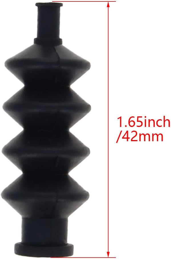 Fielect 12pcs impermeable varilla de empuje sello de goma fuelle 1.654 in para barco RC