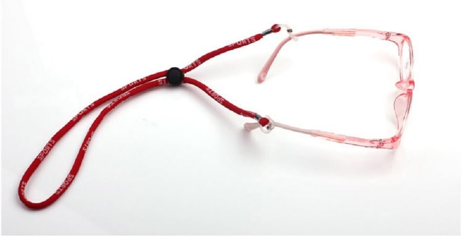 yueton Gafas de sol ajustables de seguridad deportiva, con grosor antideslizante, ajuste universal, correa de retención para gafas, accesorios para