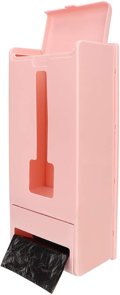 Fydun Dispensador de bolsas de plástico montado en la pared, bolsas Tr de basura, soporte para caja de almacenamiento para accesorios de cocina y