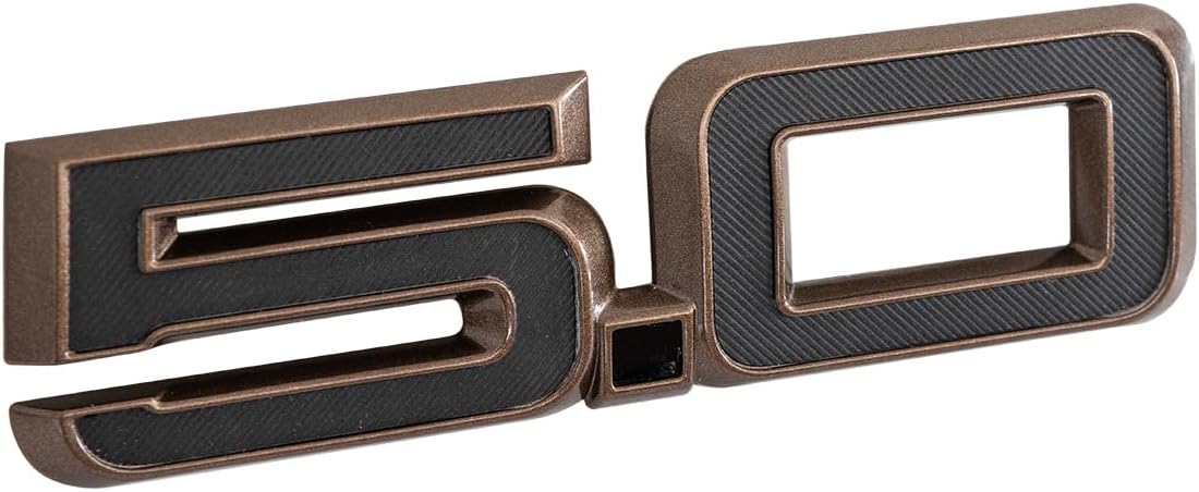 Emblema de guardabarros de bronce 5.0 OEM PR3Z-16228-D hecho para Ford Mustang GT 2024