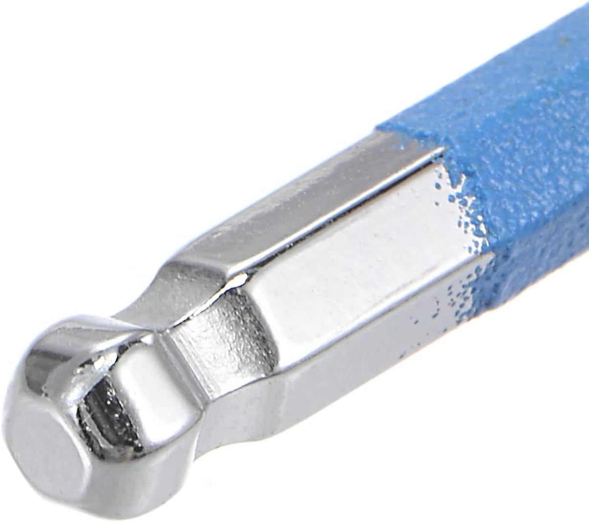 uxcell Llave hexagonal de extremo de bola de 0.118 in, herramienta de reparación de acero S2 en forma de L brazo largo 2 piezas