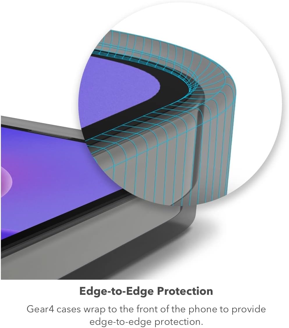 ZAGG Gear4 Milan Snap – Funda para Apple iPhone 14, D3O, protección contra caídas de hasta 13 pies (13.1 ft), compatible con carga inalámbrica,