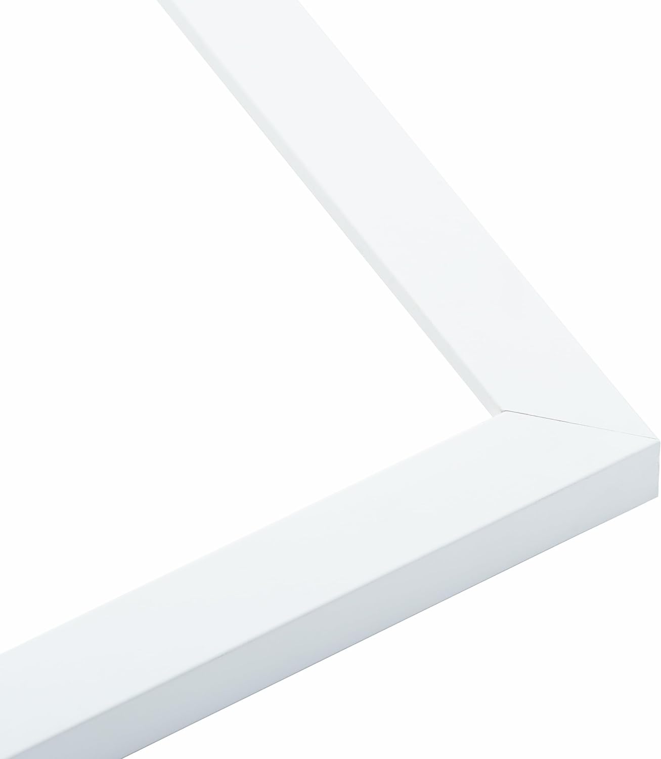 Marco de madera blanca de 7 x 11 pulgadas con paspartú negro, marco de 9 x 13 pulgadas mate a 7 x 11 pulgadas, exhibe tu póster bajo la parte