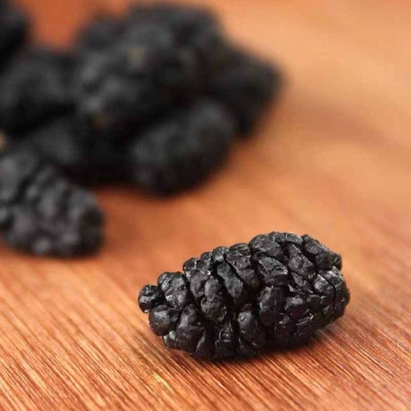 GUOSETIANX Moras negras secas silvestres de alta calidad, 8.82 oz, sin arena, sin enjuagues, listas para comer