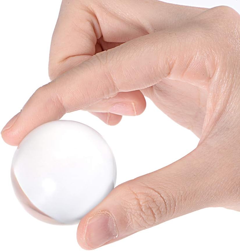 uxcell Bola de malabarismo de contacto acrílico transparente 2″- 50mm