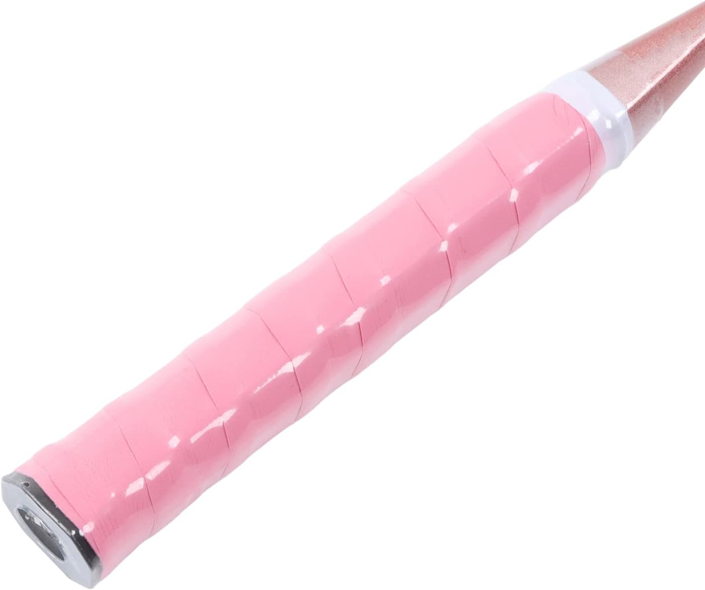 Garhelper Juego de 2 raquetas de bádminton, aleación de hierro rosa y nailon, juego de bádminton ligero separado con bolsa de almacenamiento,