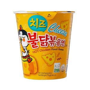 SAMYANG – Taza de ramen sabor a pollo Buldak de queso la fusión perfecta de especias y queso! 2.46 onzas (paquete de 5) SAMYANG – Taza de ramen sabor a pollo Buldak de queso la fusión perfecta de especias y queso! 2.46 onzas (paquete de 5)