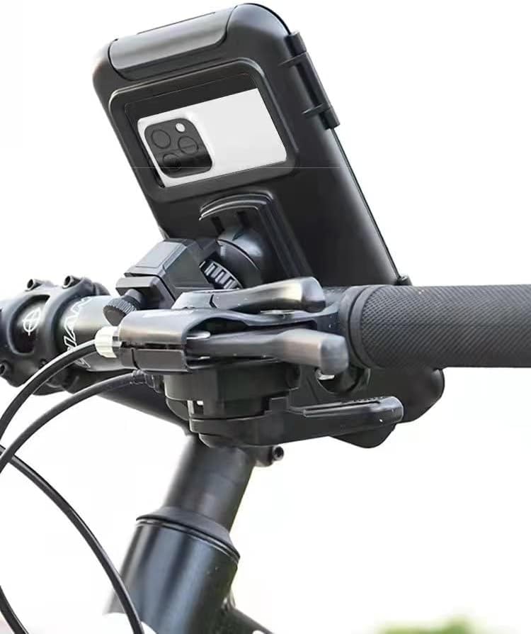 Funda universal impermeable para bicicleta de ducha y ciclismo, soporte de ventosa para baño, abrazadera para bicicleta, rotación 360, inclinación y