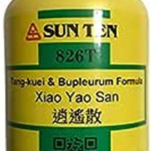 Sun Ten -Tang-Kuei & Fórmula Bupleurum, 100 tabletas de 500 mg cada uno, 826T Xiao Yao San Sun Ten -Tang-Kuei & Fórmula Bupleurum, 100 tabletas de 500 mg cada uno, 826T Xiao Yao San