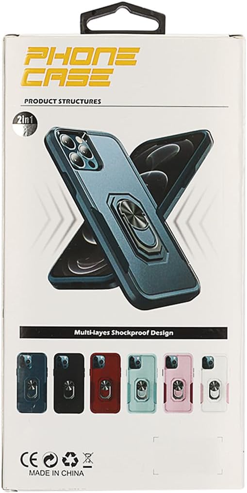 J&D Funda compatible con Samsung Galaxy A54, funda protectora de grado militar resistente con (paquete de 2) protector de pantalla de vidrio