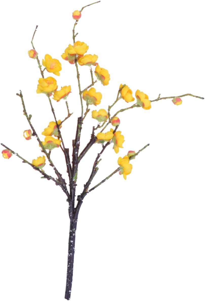 Garneck 3 pcs Bouquet Artificial Flowers Artificial Floral Fake Flower Stems Faux Flower Branches Silk Flower stem Realistic Flower Branches