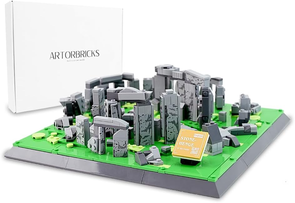 Architectural Stonehenge of England – Juego de construcción de colección grande y regalo para adultos (753 piezas)