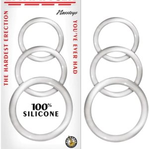 Potenciador Silicona Cockrings Clear Set3 Potenciador Silicona Cockrings Clear Set3