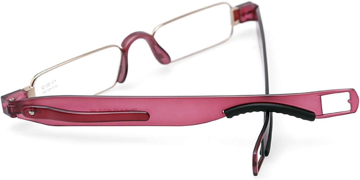 Gafas de lectura compactas, ligeras, portátiles, con bloqueo de luz azul