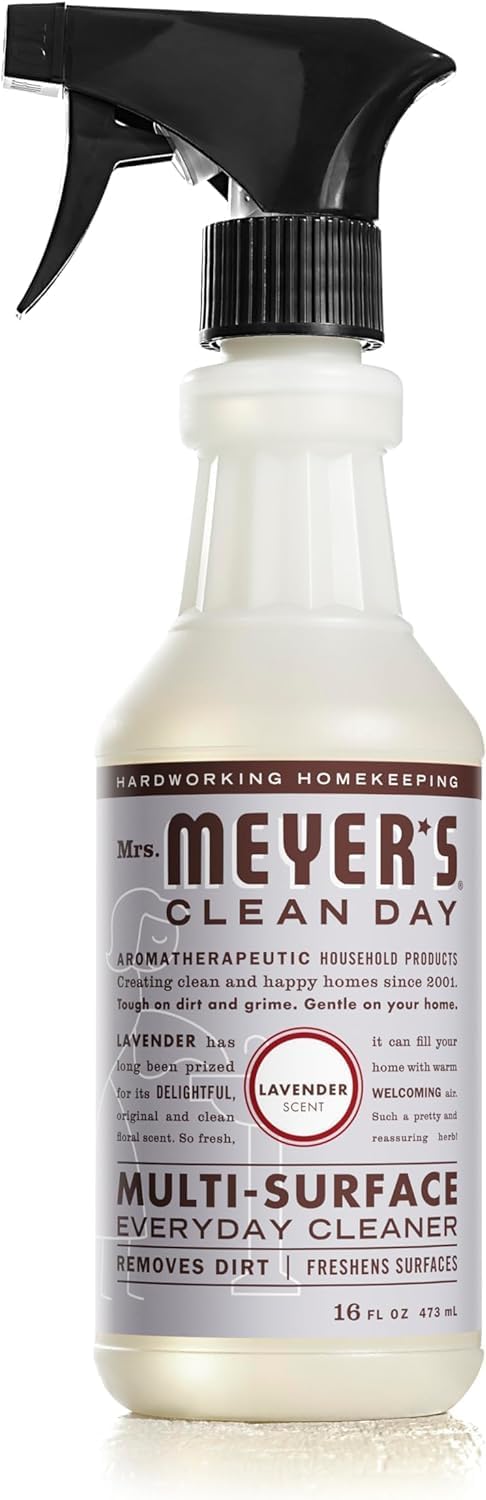 Mrs. Meyer’s Clean Day Spray para ventana, lavanda, botellas de 24 onzas (paquete de 6)