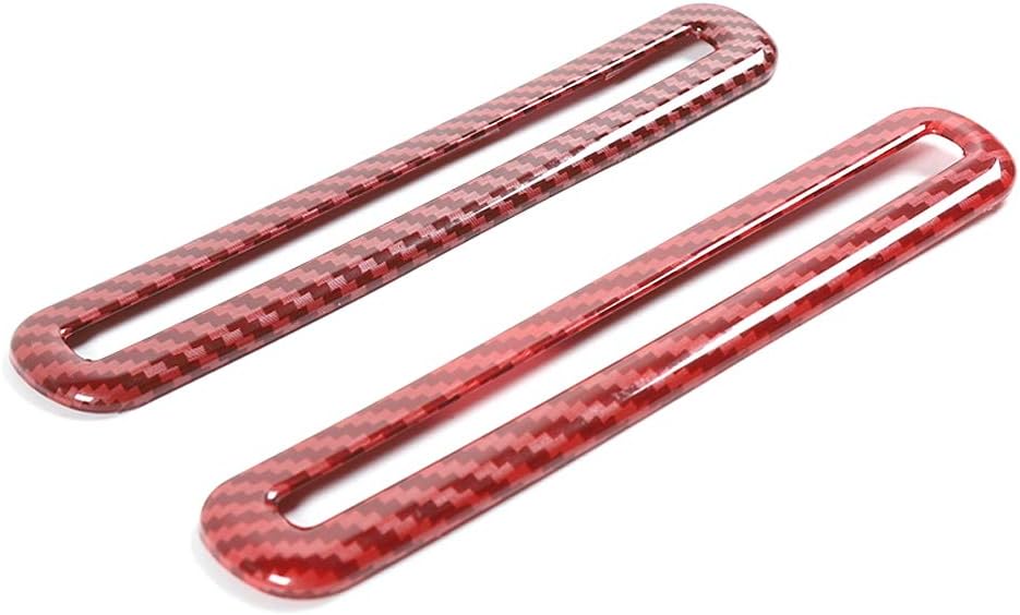 GZXinWei Ajuste de ventilación de salida de aire acondicionado para puerta Dodge Challenger 2015-2020 2021 2022 2023 Accesorios interiores Marco de