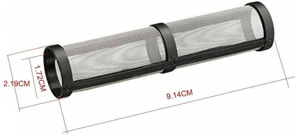 10 filtros pulverizadores de pintura sin aire 390 395 490 495 595 colector de bomba 60 mallas, compatible con Graco 246384 para pulverizadores de