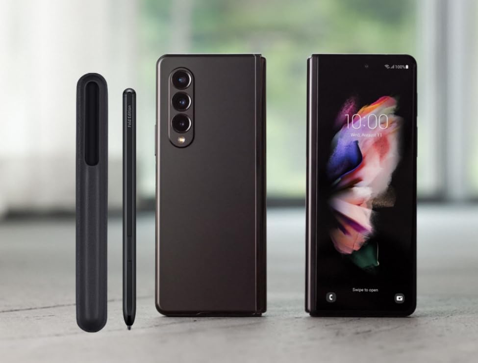 Galaxy Fold 5 – Lápiz capacitivo para Z Fold 5 Edition S Pen con funda de piel + puntaspuntas (pliegue 543 grueso)