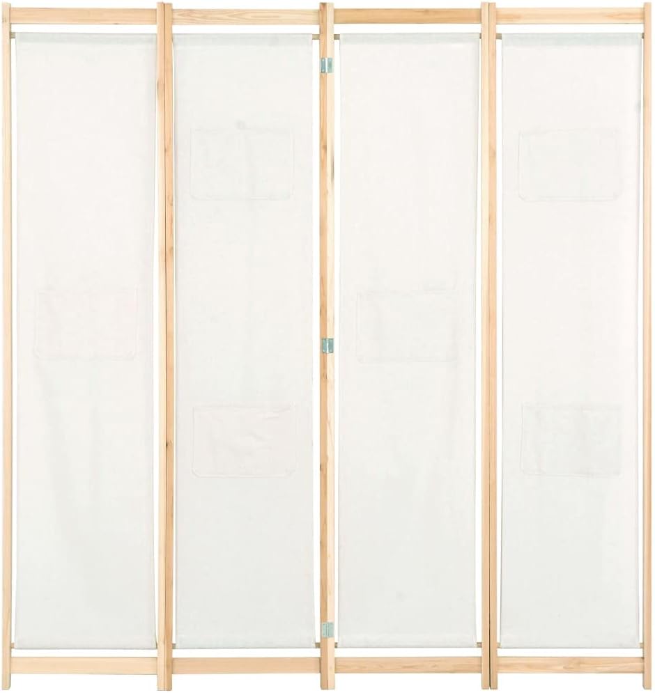 Divisor de habitación de 4 paneles  Divisor de pantalla de habitación plegable decorativo  Pared de división independiente  Divisor de pantalla