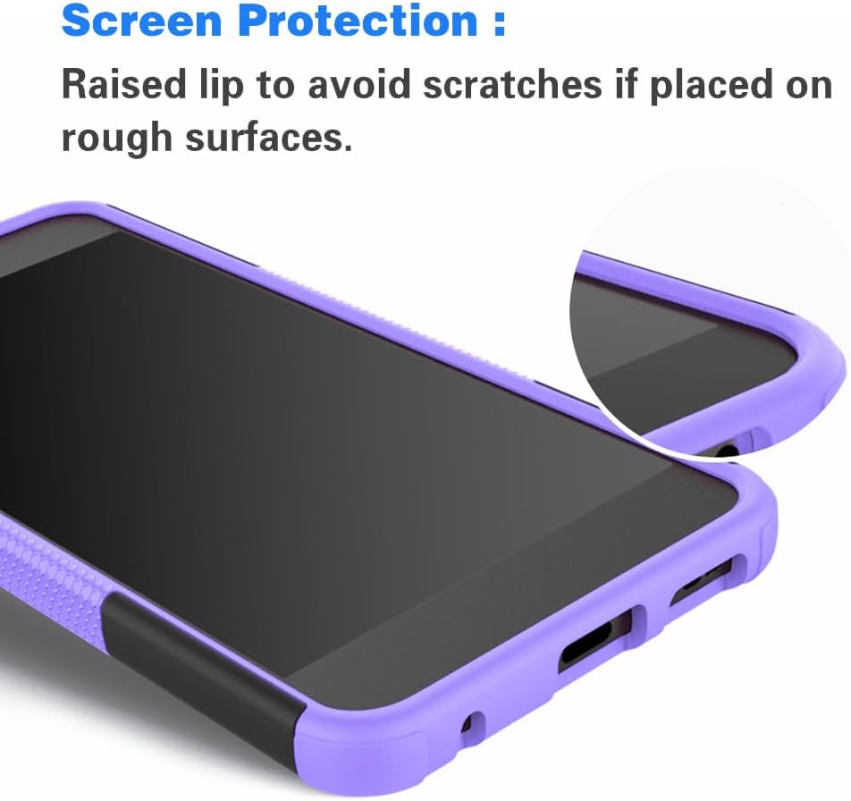 Asuwish Funda para teléfono Huawei P30 LiteNova 4E con protector de pantalla de vidrio templado y soporte delgado, híbrida, resistente, funda