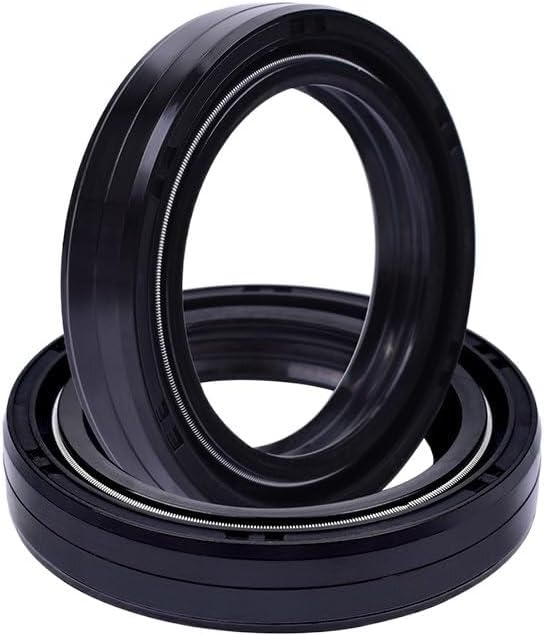 35x47x10.5 Front Fork Suspension Damper Oil Seal 35 47 Dust Cover FOR GUZZI 350 V 35 II serie 1982-92 500 V 50 MONZA 82-86 (Color  2x oil seal 2x