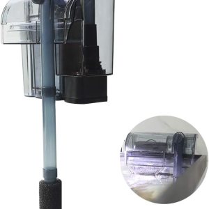 boxtech Filtro para colgar para acuario, bomba de oxígeno con suspensión en cascada de potencia, sumergible para colgar en la pared, carbón activado boxtech Filtro para colgar para acuario, bomba de oxígeno con suspensión en cascada de potencia, sumergible para colgar en la pared, carbón activado