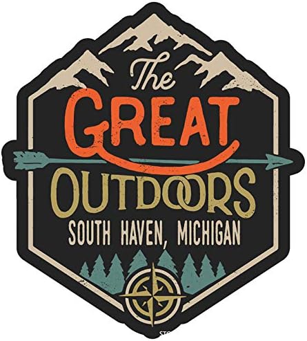 South Haven Michigan The Great Outdoors – Imán para nevera (4 pulgadas)