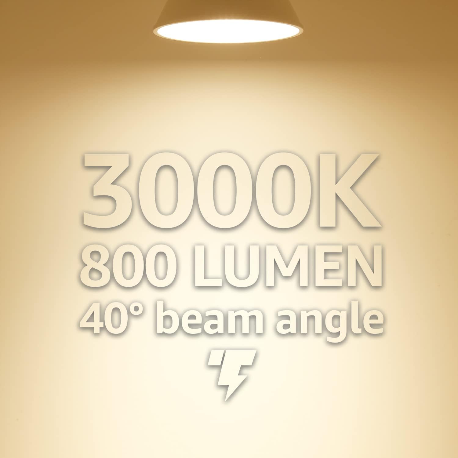 TORCHSTAR PAR30 – Bombilla LED de cuello largo, CRI90+, focos LED regulables, 8 W  75 W, blanco cálido 3000 K, certificación UL y ES, 800 lm súper