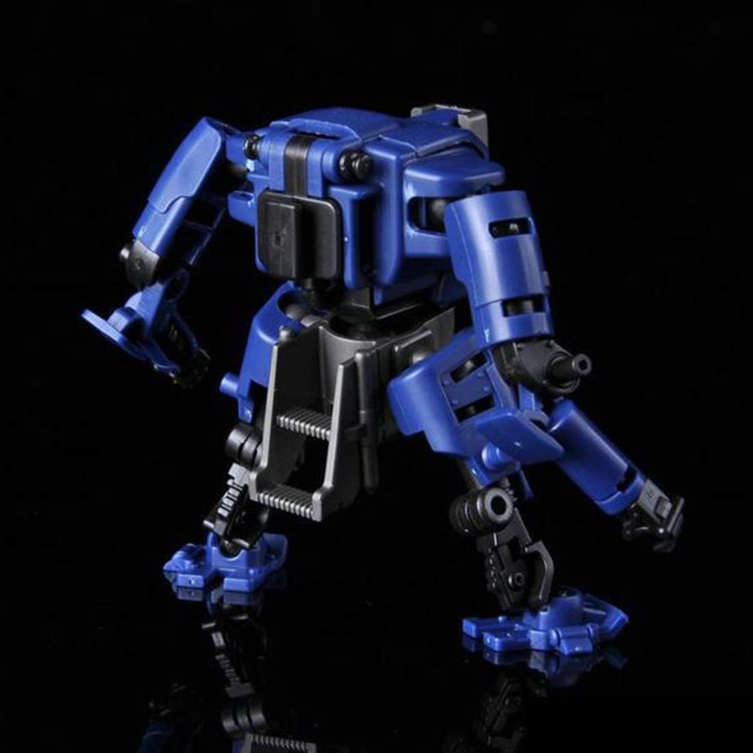 Scakbyer Mech – Kit de construcción de figuras de acción, 3.1 in, escala 160, robot de asalto, modelo MM001, azul océano