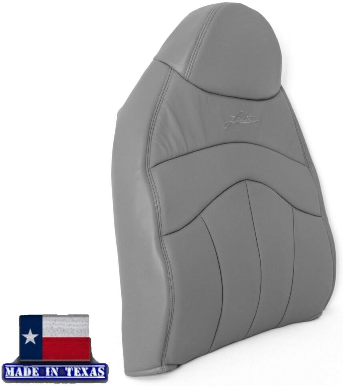 2000 2001 2002 2003 Ford F150 Super Cab Lariat – Funda de asiento de cuero para Ford F150 (parte superior del conductor, gris grafito mediano)
