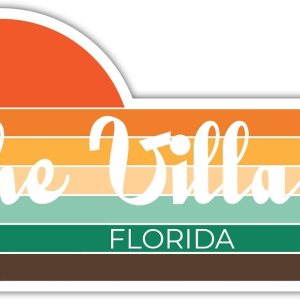 The Villages Florida – Imán para nevera (4 x 2.25 pulgadas), diseño estético retro vintage de los años 70 The Villages Florida – Imán para nevera (4 x 2.25 pulgadas), diseño estético retro vintage de los años 70