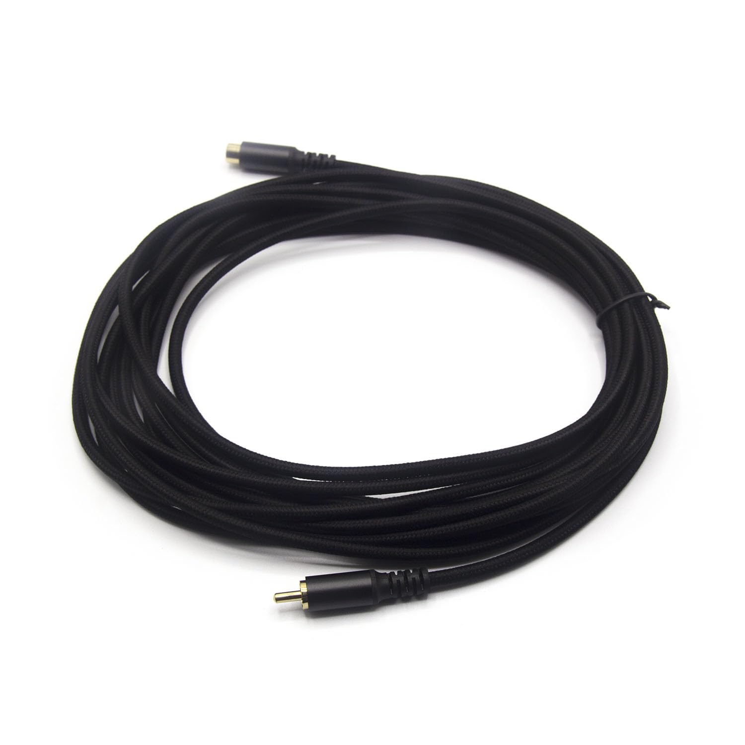 REXUS Cable de extensión RCA macho a famale de 20 pies (19.7 ft), cable de audio estéreo RCA de alta fidelidad, chapado en oro, carcasa de cobre