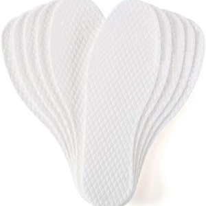 10 pares de plantillas transpirables y delgadas plantillas de longitud completa para zapatos, Blanco 10 pares de plantillas transpirables y delgadas plantillas de longitud completa para zapatos, Blanco