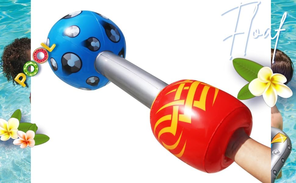 Mega Warrior Battle Pack – Espada inflable, multicolor, para niños de 5 años en adelante, unisex