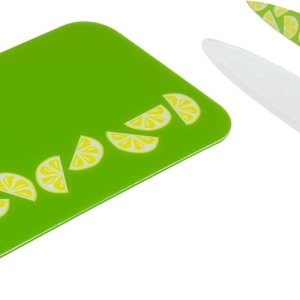 Kuhn Rikon Tabla de cortar y cuchillo de cítricos Kuhn Rikon Tabla de cortar y cuchillo de cítricos