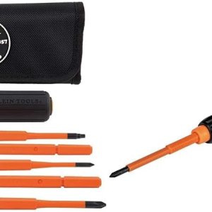 Klein Tools Juego de destornilladores aislados (8 en 1) y destornillador de precisión (2 en 1) Klein Tools Juego de destornilladores aislados (8 en 1) y destornillador de precisión (2 en 1)