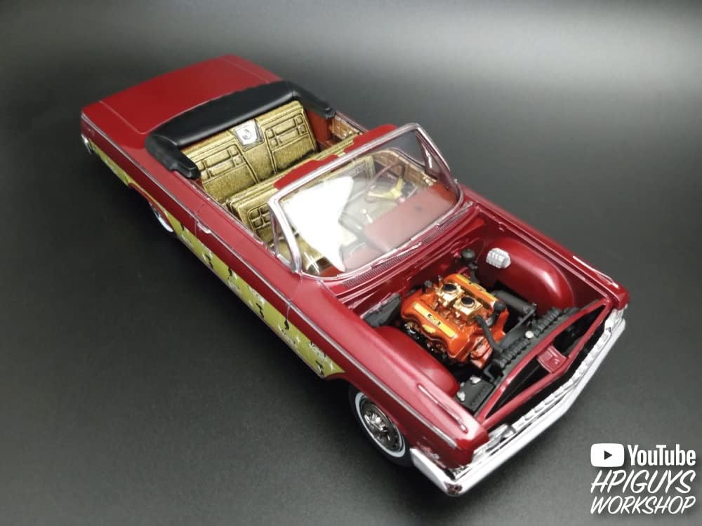 AMT 1962 Chevy Impala Convertible 125 Modelo Kit