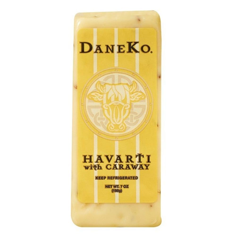 Queso DaneKo Havarti con alcaravea (12 x 7 oz.)