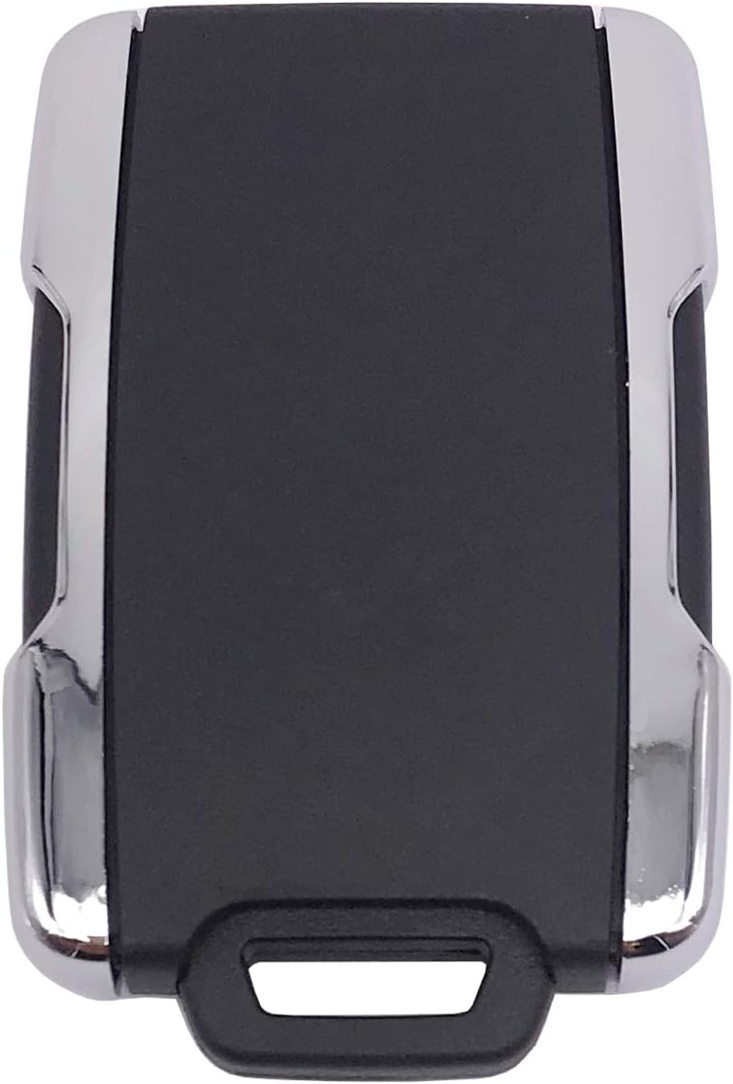 Funda inteligente para llavero GMC Yukon Sierra 1500, Chevrolet Suburban Tahoe, entrada sin llave, control remoto (plata, 5 botones)
