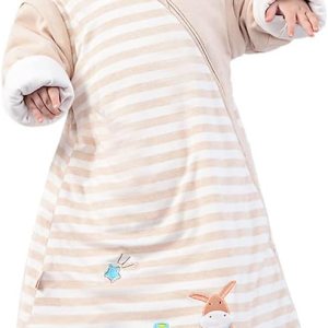 Saco de dormir con cremallera de 3 vías para bebé, niña, niño, unisex, saco de dormir para bebé, 100% algodón, TOG 2.5, manta portátil para bebé Saco de dormir con cremallera de 3 vías para bebé, niña, niño, unisex, saco de dormir para bebé, 100% algodón, TOG 2.5, manta portátil para bebé