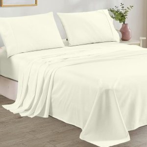 Juego de sábanas de algodón egipcio de 400 hilos de calidad Sábanas refrescantes de lujo para personas que duermen con calor Sábanas bajeras de Juego de sábanas de algodón egipcio de 400 hilos de calidad Sábanas refrescantes de lujo para personas que duermen con calor Sábanas bajeras de