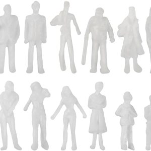 DS. DISTINCTIVE STYLE Figuras sin pintar a escala 1100 100 piezas surtidas poses en miniatura para diseño arquitectónico, proyecto de decoración de DS. DISTINCTIVE STYLE Figuras sin pintar a escala 1100 100 piezas surtidas poses en miniatura para diseño arquitectónico, proyecto de decoración de