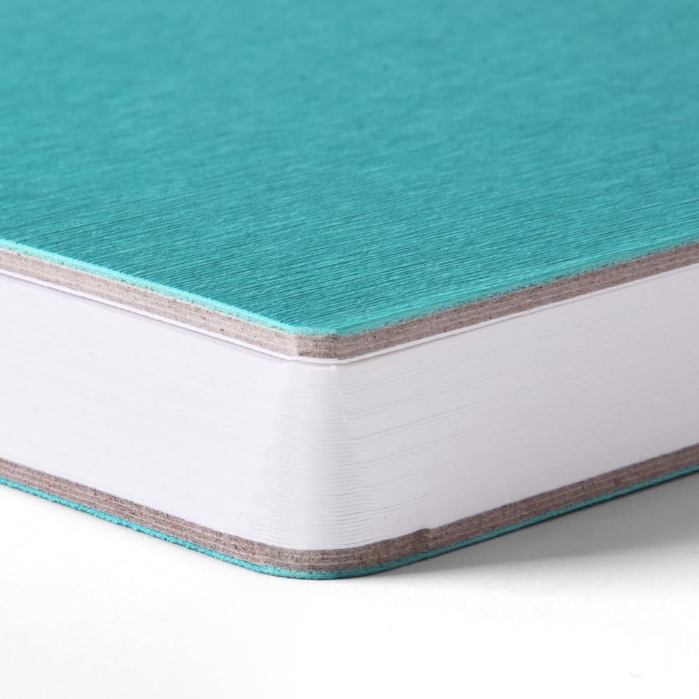 Cuaderno de bocetos cuadrado de tapa dura azul lago, 4.7 x 4.7 pulgadas, 42 hojas de libro de arte de 250 GSM, papel ultra suave, ideal para