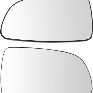 TRQ Juego de cristales de espejo compatible con Chevrolet Aveo 2007-2011 TRQ Juego de cristales de espejo compatible con Chevrolet Aveo 2007-2011