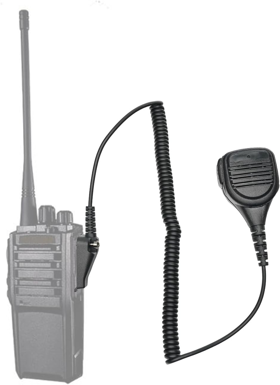 TDYU Speaker Mic for Kenwood Radio Shoulder Microphone Compatible with NX-200 NX-210 NX-300 NX-3200 NX-3300 NX-3400 NX-410 NX-411 NX-5200 NX-5300