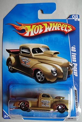 Hot Wheels 2009 Paseos modificados, Gold ’40 Ford Pickup 164190