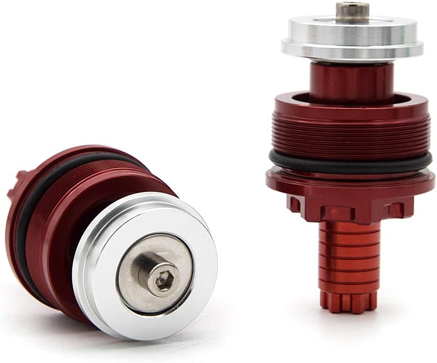FXCNC – Ajustadores de precarga de motocicleta Pernos de horquilla de aluminio y tornillos compatibles con YZF R3 MT03 2014-2018, YZF R25 MT-25